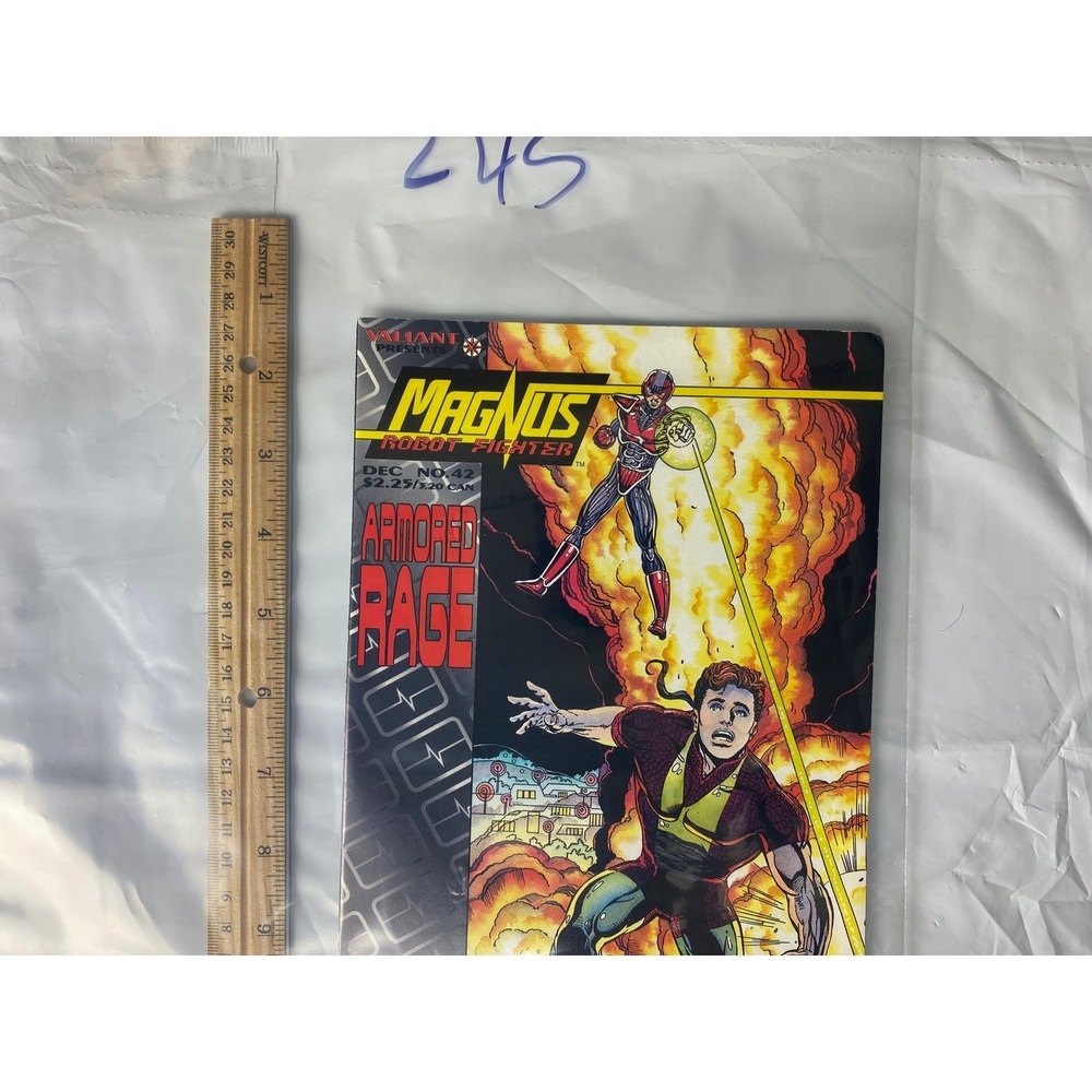 Magnus Robot Fighter Armored Rage Comic Book Dec No 42‎ Valiant